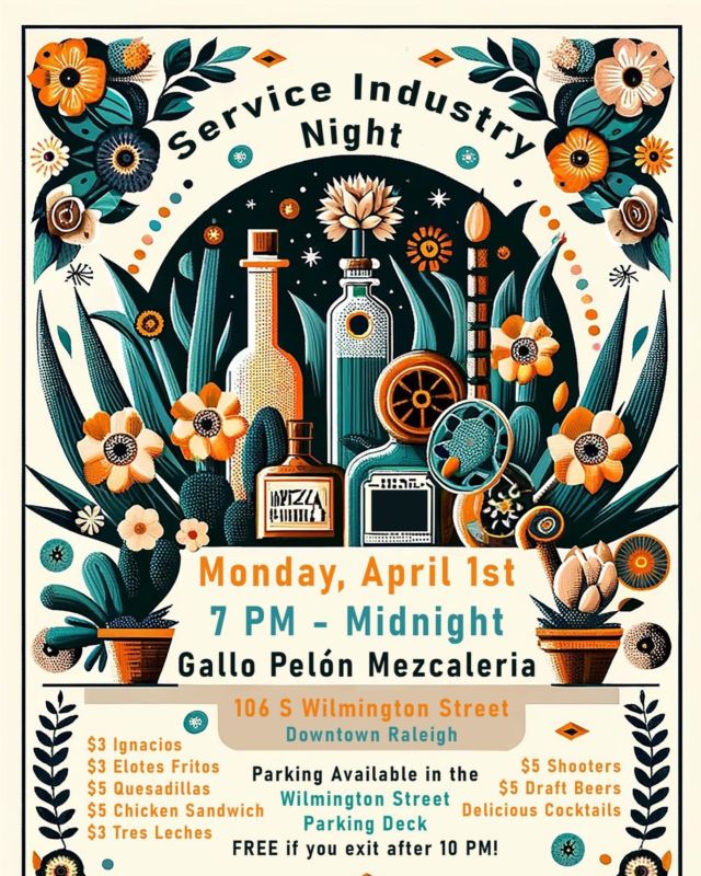 Industry night is Back!!
Monday April 1st
7-12
Let’s celebrate and gather ♥️
Snack menu and fun specials !!
You don’t want to miss it.