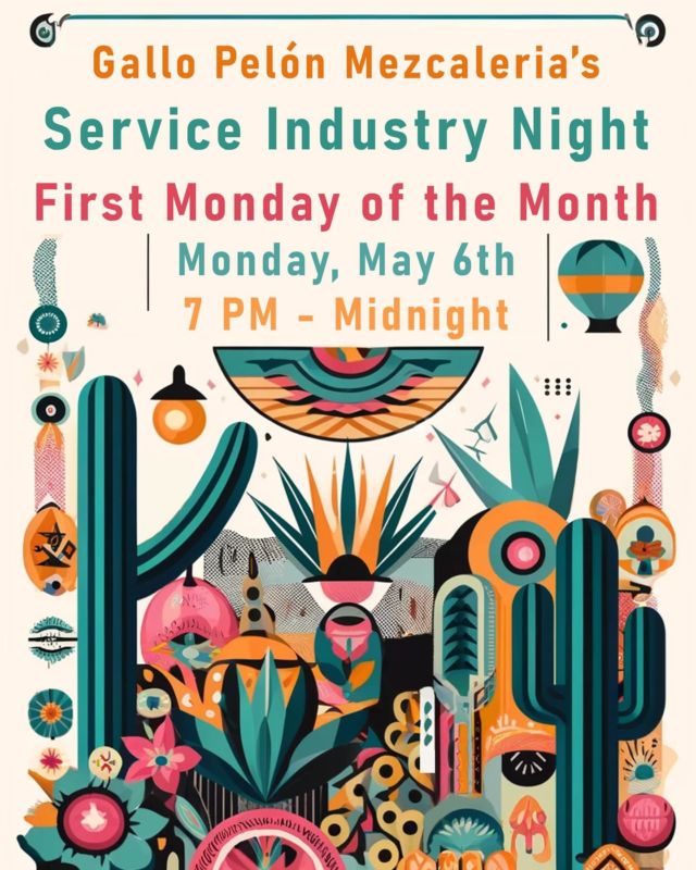 Mark your calendar!!
May Industry night is:
Monday 6th
7:00pm- midnight.
Join us for some fun times with your fellow
restaurant industry people.
Lost for good specials 🙌🏽
.
.
.
.
.
#industrynight #downtownraleigh #mezcalcocktails