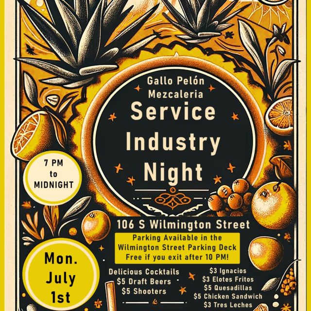 July industry night is coming up in two weeks.
Monday July 1st
7pm to midnight
Join us we and celebrate being part of this incredible community!!